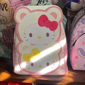 Loungefly Pink and White Hello Kitty Backpack